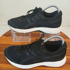 ASICS Gel-Contend 6 Womens 7.5 Triple Black Black Running Shoes 1011A667